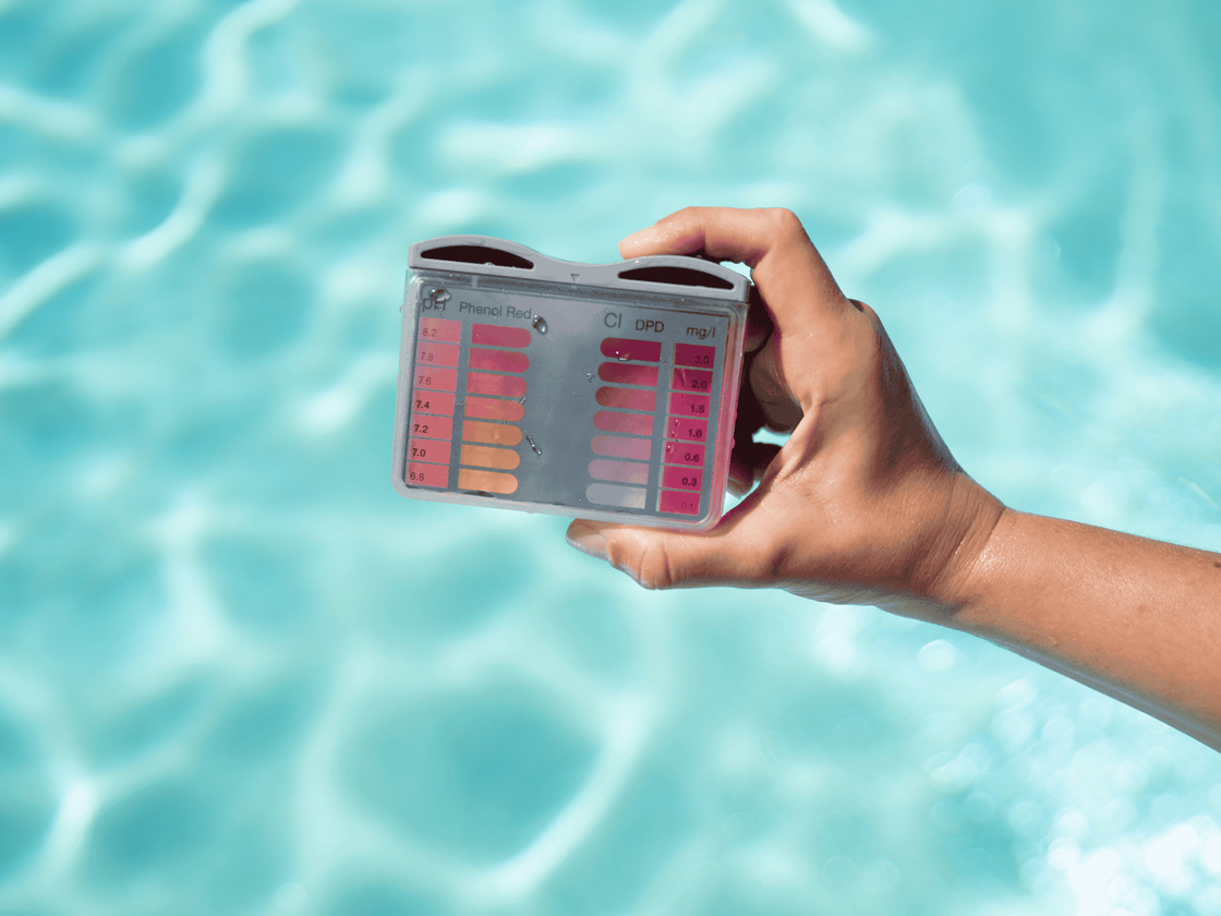 PQS Test-Set Für Poolwasser – PH- Und Chlor-Analyse, Inkl. Reagenzien & Behälter