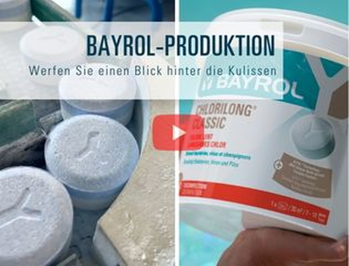 Hinter den Kulissen BAYROL Produktion